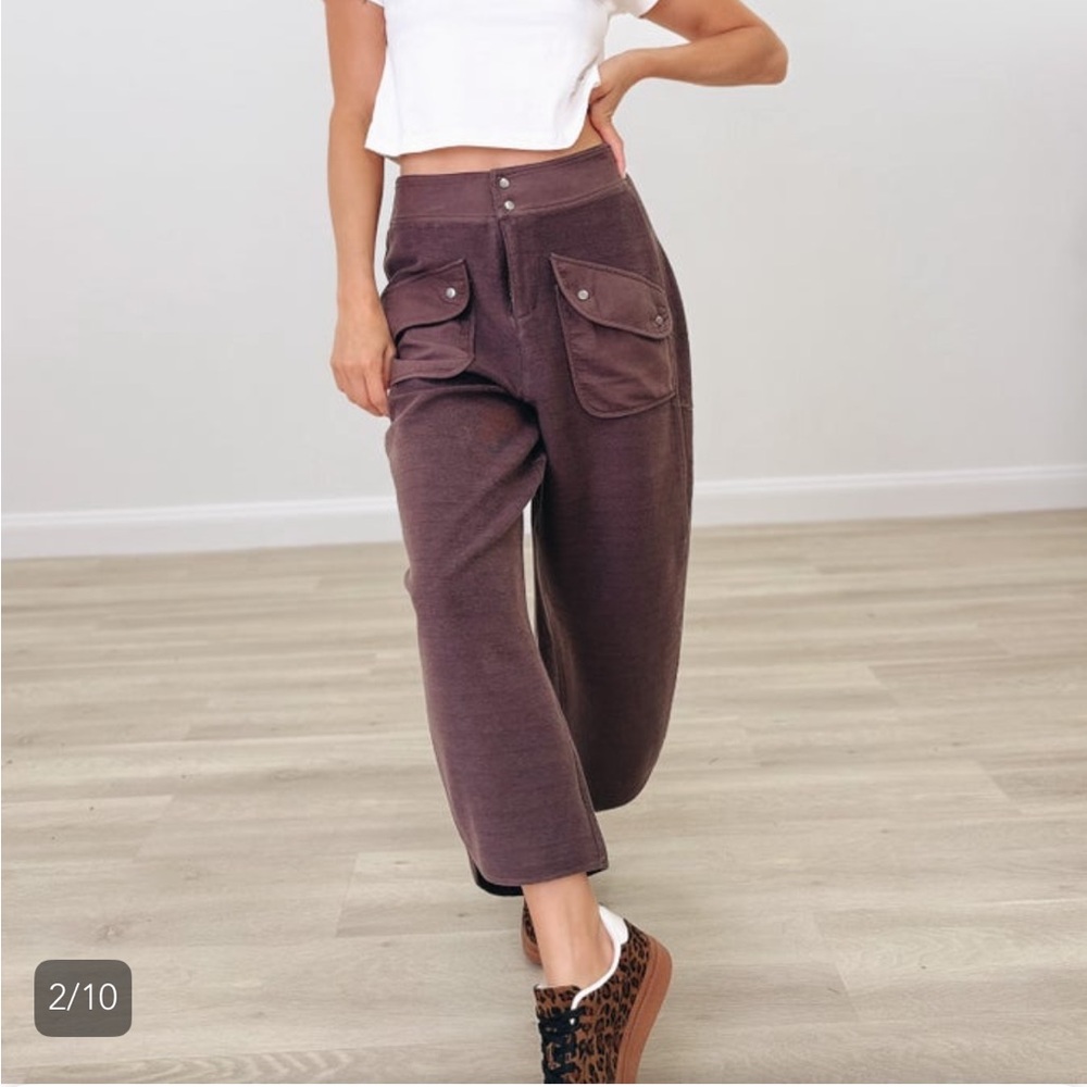 Stylish Brown Barrel Pants